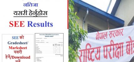 एसइई परीक्षाको नतिजा आज सार्वजनिक गरिँदै, हेर्नका लागि के गर्ने ?