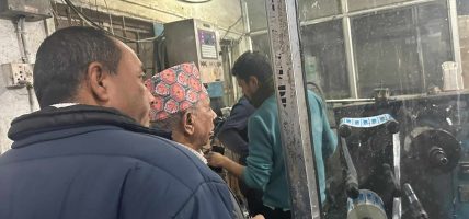 दुग्ध विकास आयोजना बालाजुको छड्के अनुगमनमा मन्त्री भुसाल