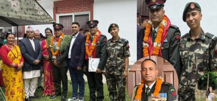 बैतडीबाट खरिपाटीसम्म : बुबा छोरीको सैनिक यात्रा इतिहास बन्दै