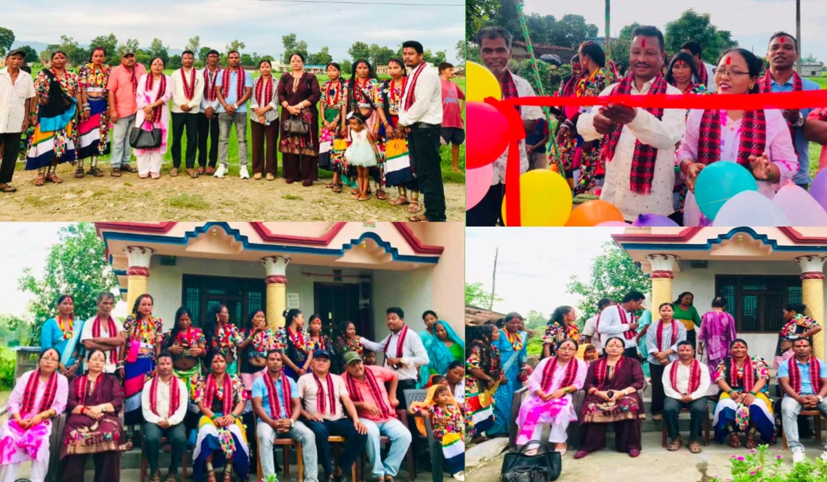कञ्चनपुरको बागफाटा गाउँमा सावनको डोला उद्घाटन कञ्चनपुरको बागफाटा गाउँमा सावनको डोला उद्घाटन