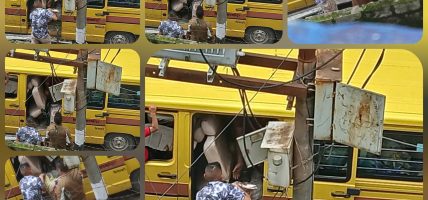 विद्यार्थी बोक्ने सैनिक महाविद्यालयको गाडीमा फोहोर संकलन, स्थानीयवासी झुक्किए