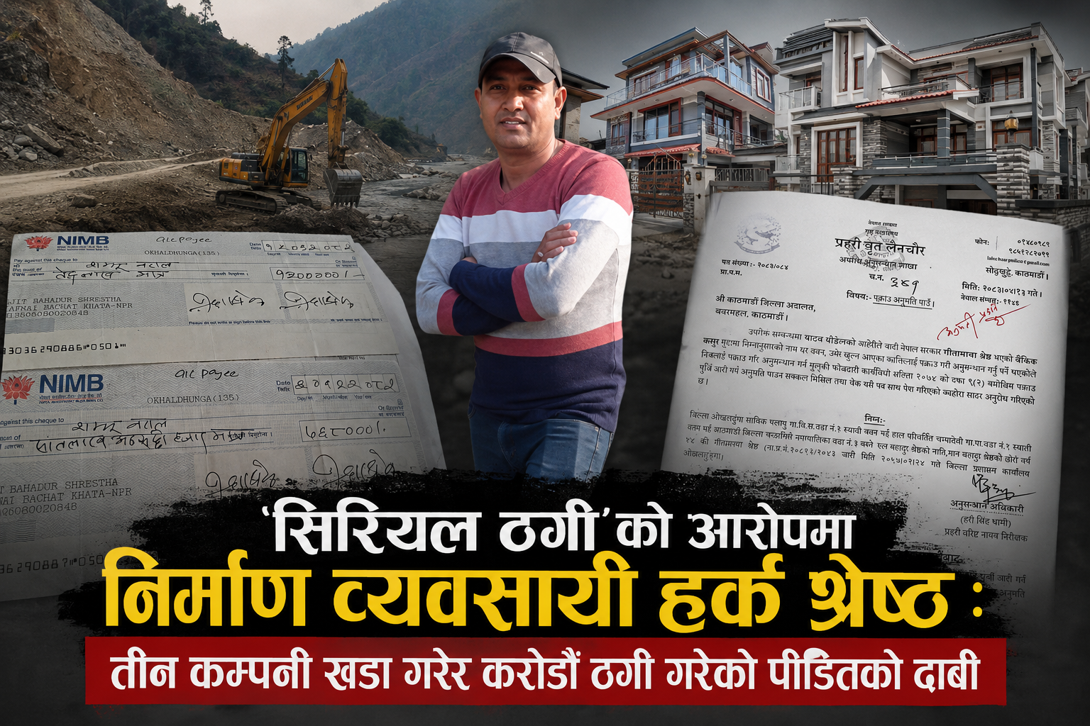 ओखलढुंगादेखि काठमाडौंसम्म फैलिएको कारोबार : हर्क श्रेष्ठविरुद्ध ठगीका आरोप